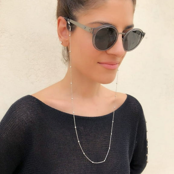 Racing Butterfly New Women Gold Eyeglass Chains Sunglasses Reading Beaded Eyewears Cord Neck Rope