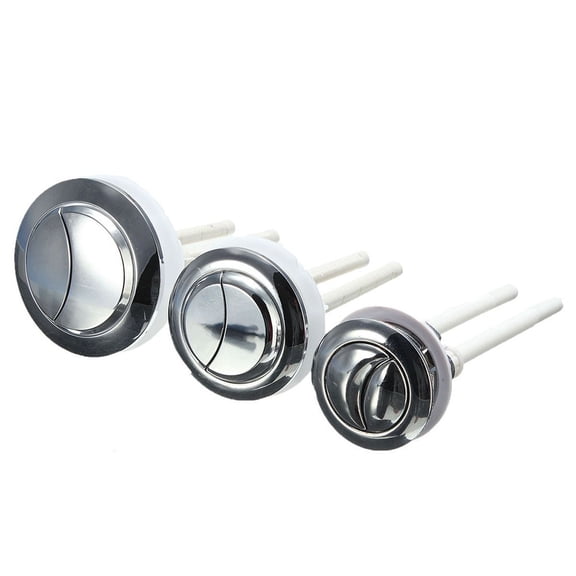 Racing Butterfly Plastic Dual Flush Toilet Water Tank Push Button With 2 Rod for 38 48 58mm Hole