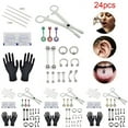 thumbnail image 1 of Racing Butterfly Professional Body Piercing Tool Kit, 24 Pieces, 1 of 8