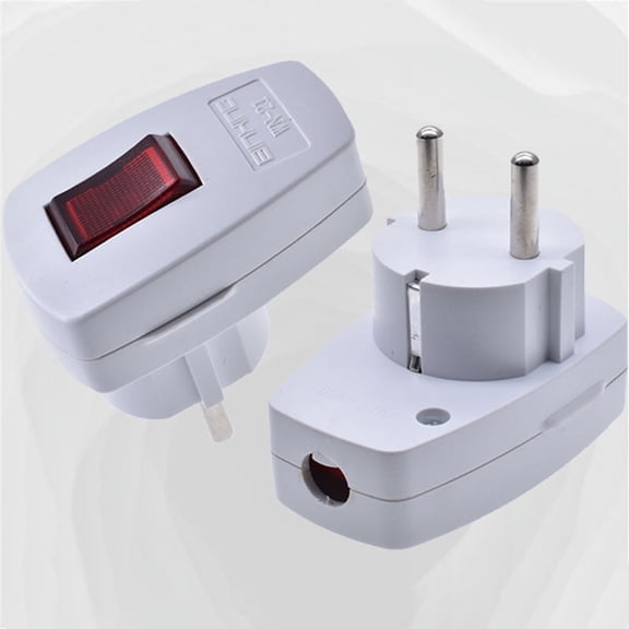 Racing Butterfly Rewireable EU Power Plug Wih on-off Power Swtich 250V 10A Receptacle Connector