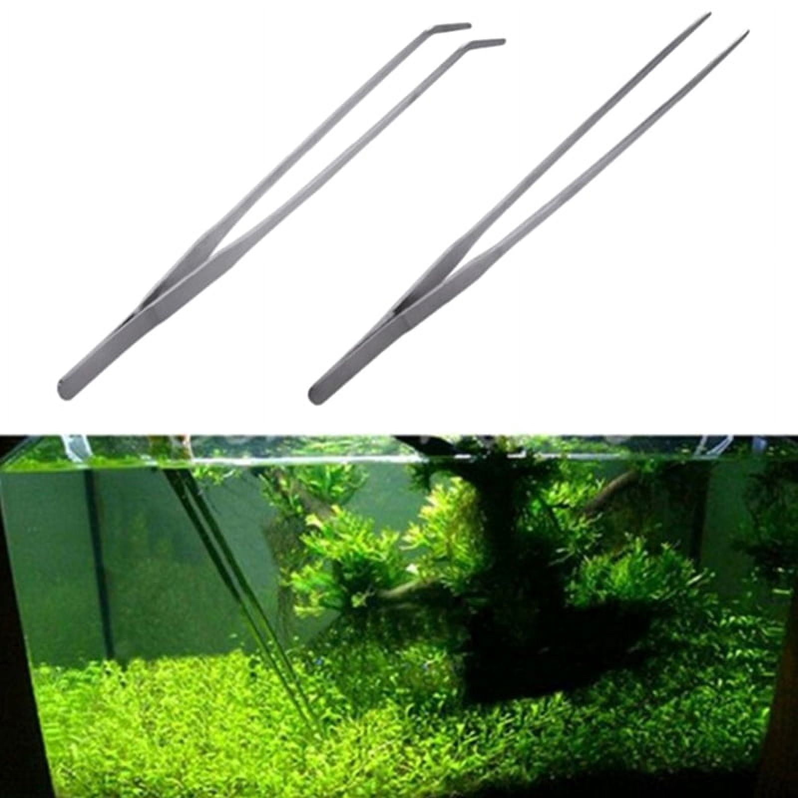 Racing Butterfly Stainless Steel Aquarium Tweezers Pliers Fish Tank ...