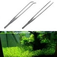 thumbnail image 1 of Racing Butterfly Stainless Steel Aquarium Tweezers Pliers Fish Tank Plant Aquascape Tools Straight Curved Forceps Clip Aquatic Feeding Tongs 27cm, 1 of 7