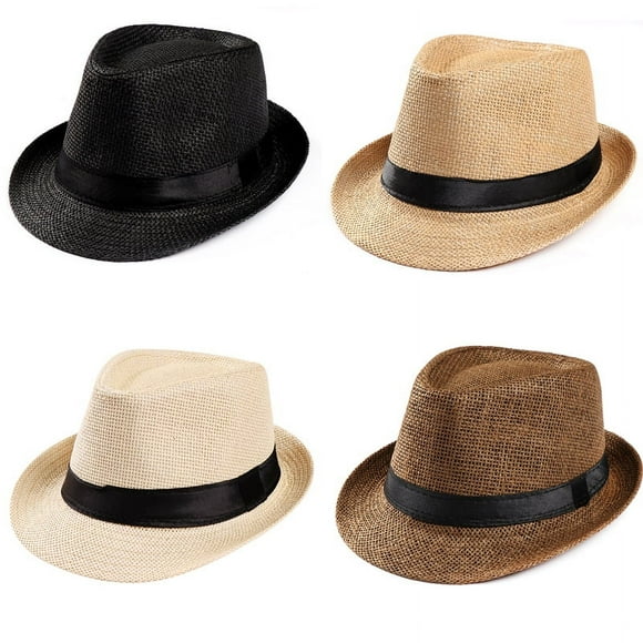 Racing Butterfly Unisex Hat Men Women Fedora Trilby Wide Brim Straw Cap Beach Sun Gentleman Adlut