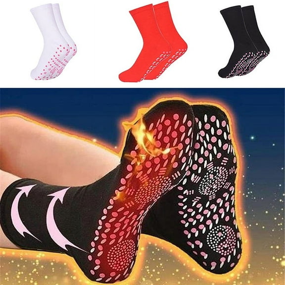Racing Butterfly Unisex Self-Heating Health Care Socks Tourmaline Therapy Foot Massager Warm Sock