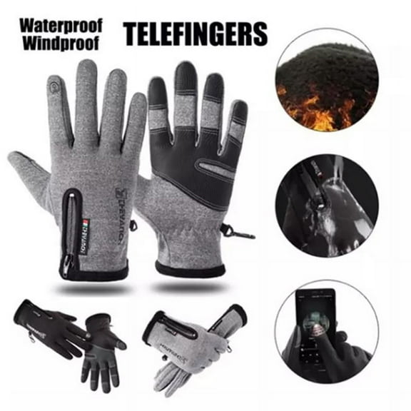 Racing Butterfly Winter Gloves Waterproof Thermal Touch Screen Thermal Windproof Warm Gloves