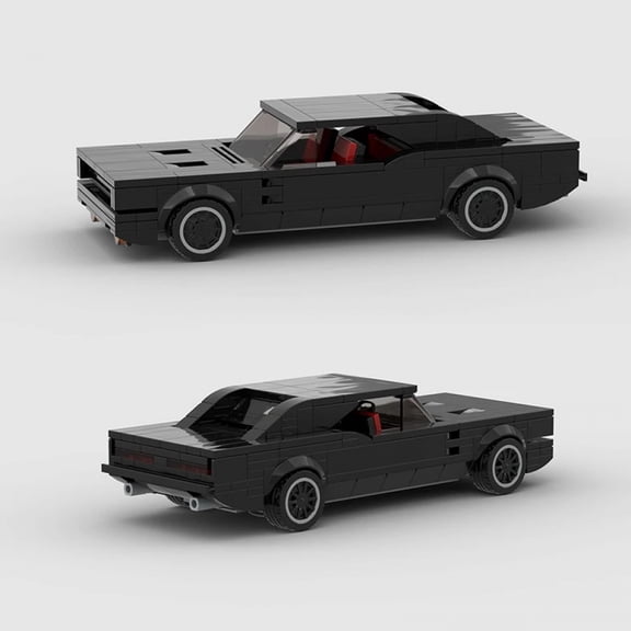 Racing Car City Speed Champions Sports Building Blocks MOC 1970' Charger Fast & Furious Supercar Racers Vehicle Bricks Kids Toys