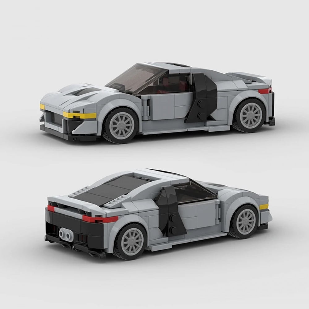 Racing Car City Speed Champions Sports Model Building Blocks MOC Bricks ...