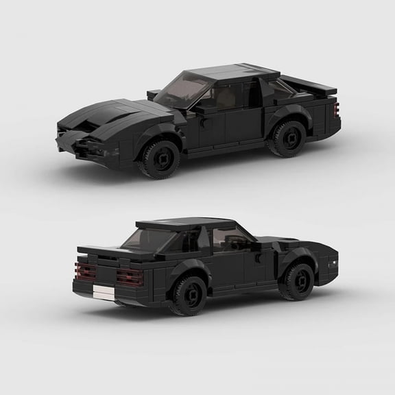 Racing Car City Speed Champions Sports Model Building Blocks MOC Supercar Racers Vehicle Technique Bricks Sets Kids Toys K.I.T.T