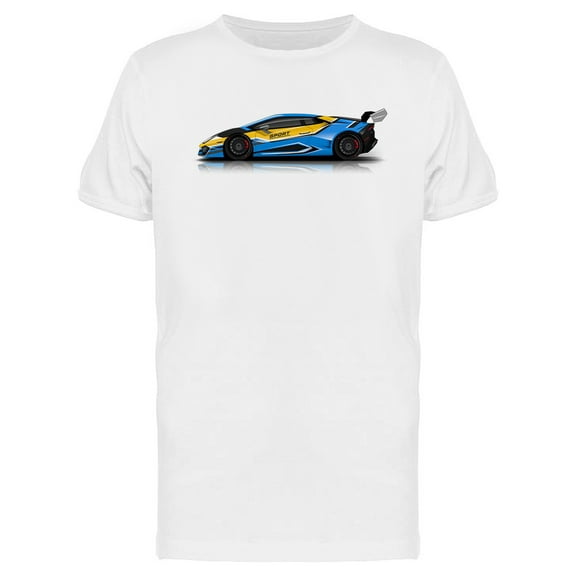 Racing Car Graphic T-Shirt Men -Image by Shutterstock, Male Large