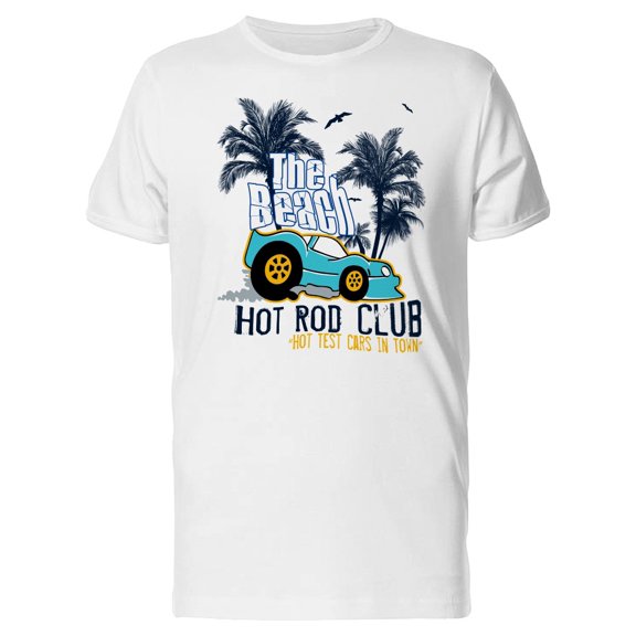 Racing Car On The Beach Tee Men's -Image by Shutterstock