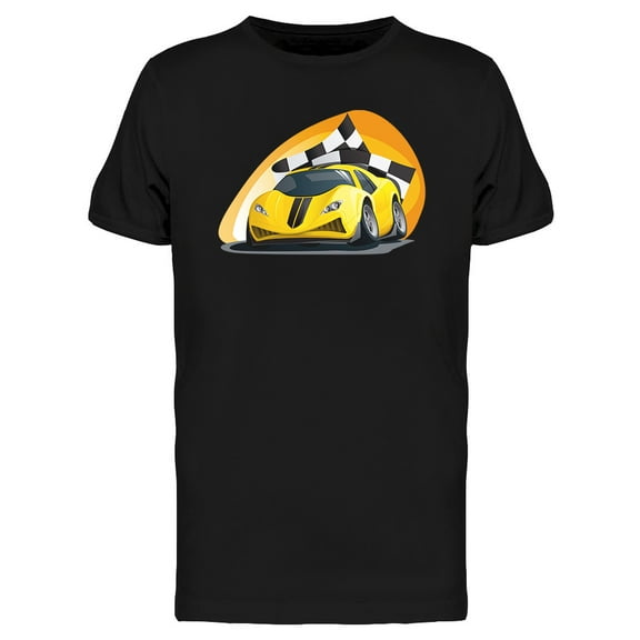 Racing Car On The Track T-Shirt Men -Image by Shutterstock, Male Large