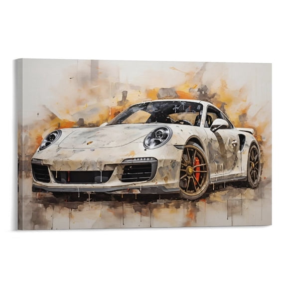 Racing Car Poster (12) Picture Print Canvas Poster Wall Paint Art Posters Decor Modern Home Artworks Gift 24x36inch(60x90cm)