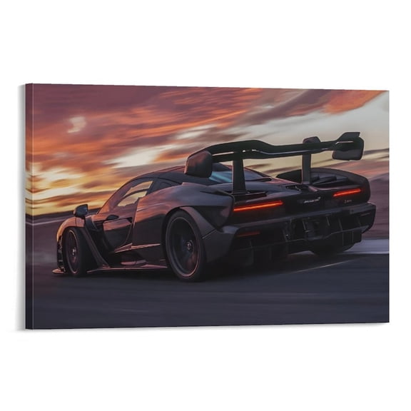 Racing Car Poster (29) Poster Cool Artworks Painting Wall Art Canvas Prints Hanging Picture Home Decor Posters Gift 16x24inch(40x60cm)