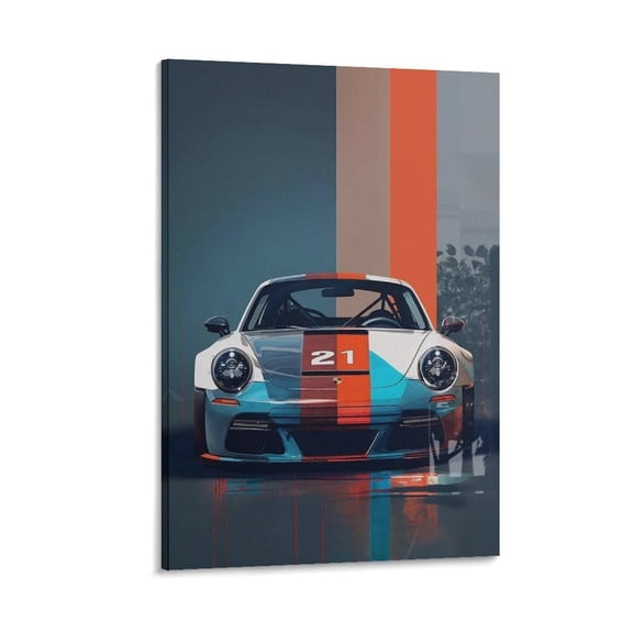 Racing Car Poster (78) Picture Print Canvas Poster Wall Paint Art Posters Decor Modern Home Artworks Gift 24x36inch(60x90cm)