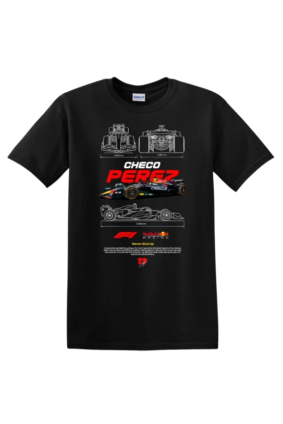 Racing Car Power T Shirt Graphic Tee Formula Racing Enthusiast Apparel