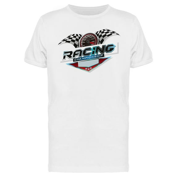 Racing Championship Design T-Shirt Men -Image by Shutterstock, Male x-Large