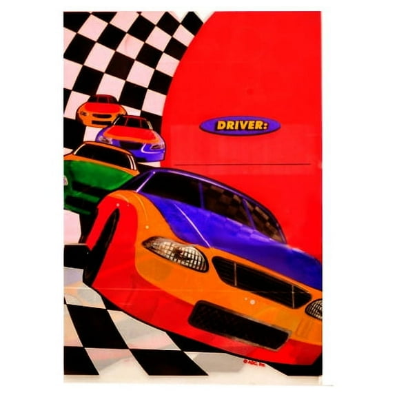 Racing 'Checkered Flag' Favor Bags (8ct)