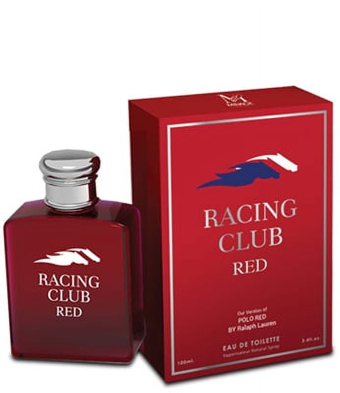 Racing Club Black Perfume for Men, Eau De Toilette Cologne 3.4 oz