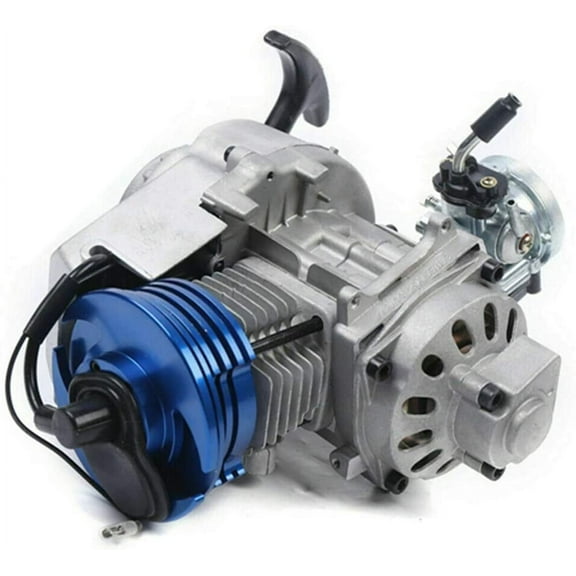 Racing Complete Engine Motor Pull Start Motorized Bike Engine Kit 49cc 2 Stroke for Pocket Dirt Quad ATV 6 Tooth 25h Sprocket