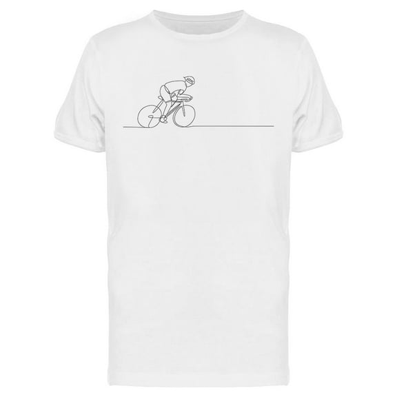 Racing Cyclist T-Shirt Men -Image by Shutterstock, Male Large