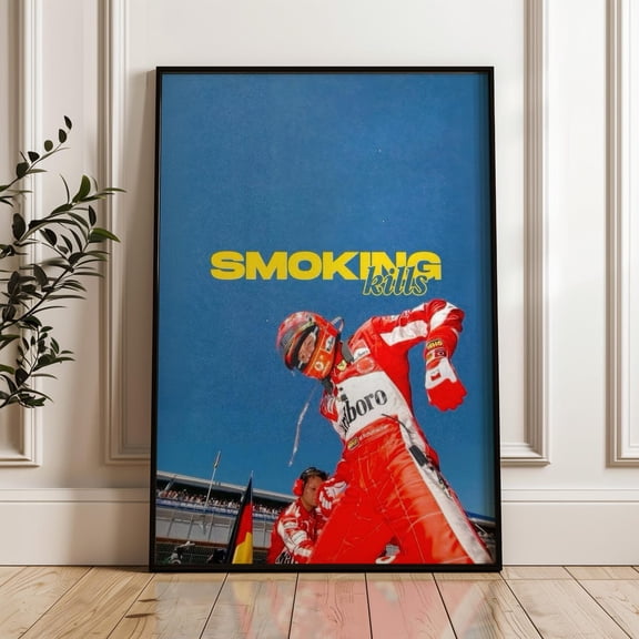 Racing Driver Motorsport Pop Poster