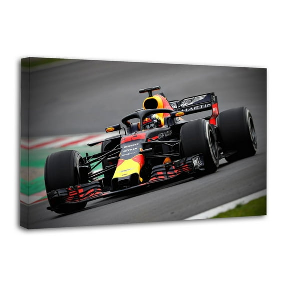 Racing F1 Racing Team Canvas Poster Wall Art Picture Prints Hanging Photo Gift Decor Home Posters Artworks 12x18inch(30x45cm)