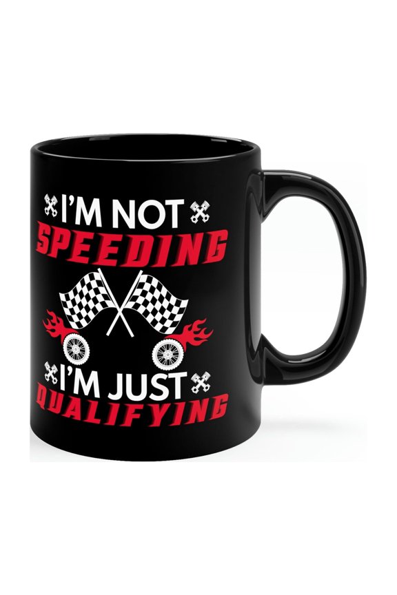 Racing Fan Coffee Mug Speed Humor Motorsport Driver Adrenaline Track Gift Car Racer Cup