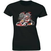 Racing Flag Race Car Championship Super Fast Speed Women's Gift T-Shirt