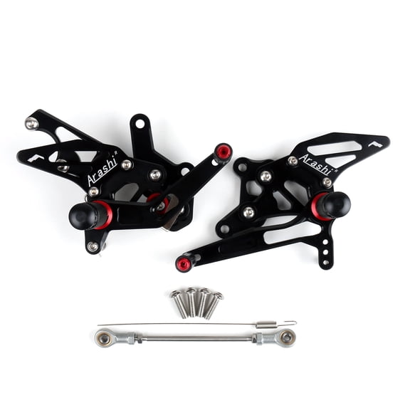 Racing Footrest Rearsets Rear Set Foot pegs For Yamaha YZF R25 2015-2019 Black
