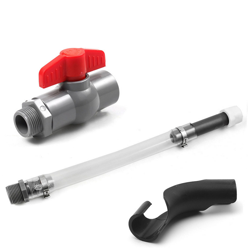 Racing Fuel Jug Filler Hose with Shutoff Valve + Fuel Jug Hose Bender