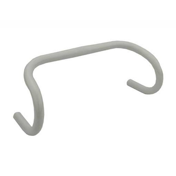 Racing Handlebar Alloy 25.4mm White. bicycle handle bar, handlebar, track handle bar, fixie bike handle bar