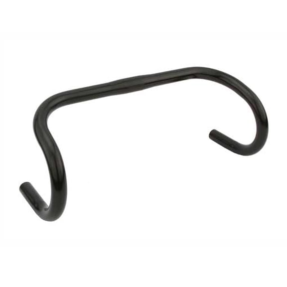 Racing Handlebar Steel 25.4mm Black. bicycle handle bar, handlebar, track handle bar, fixie bike handle bar