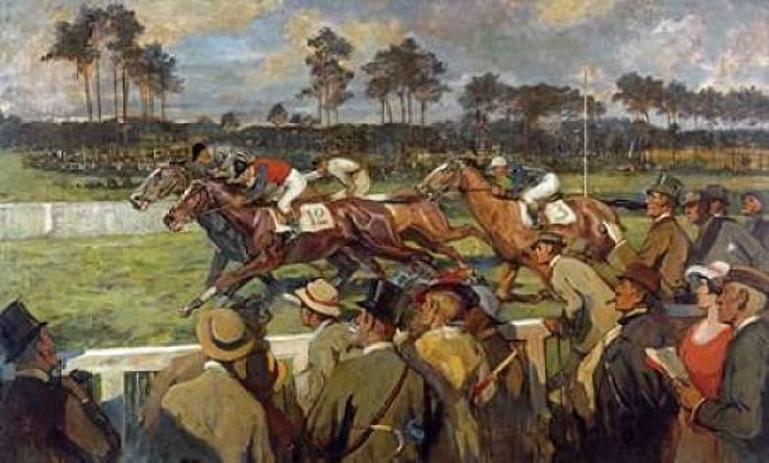 Racing Hoppe-Garden Berlin Canvas Art - Berlin School (24 x 36)