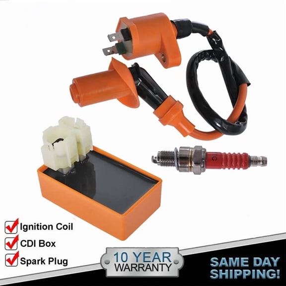 Racing Ignition Coil Spark Plug CDI Box FOR GY6 50cc 125cc 150cc Scooter