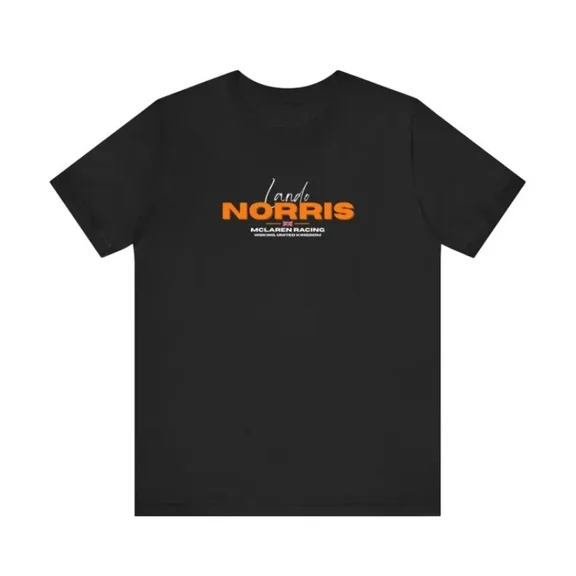Racing Lando Norris F1 Inspired Motorsport Fan Unisex T-Shirt up to size 5XL