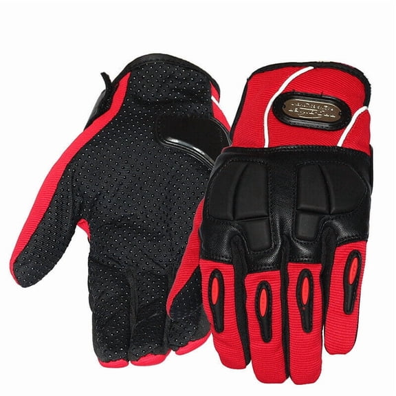 Racing Motorcycle Gloves for Men with Anti-Slip Palm Pad Full Finger Sports Gloves for Motorbike Motocross Dirt Bike Cycling Climbing