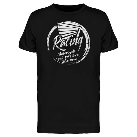 Racing Motorcycle Speed 1987 T-Shirt Men -Image by Shutterstock, Male 3X-Large