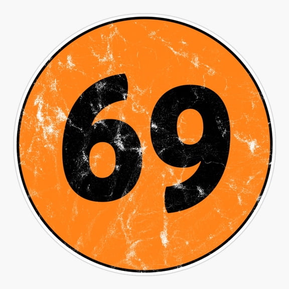 Racing Number Olove Art Vinyl Decal Sticker