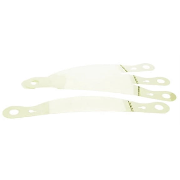 Racing Optics 10209C F-Style Clear Banana Shape XStack Tearoffs