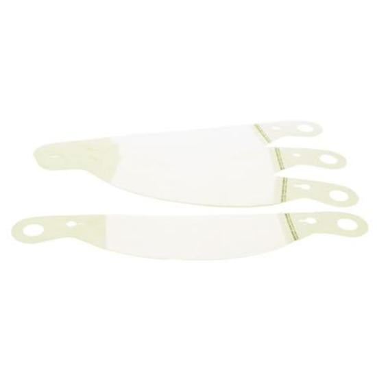 Racing Optics 10230C G-Style Clear Stright Shape XStack Tearoffs