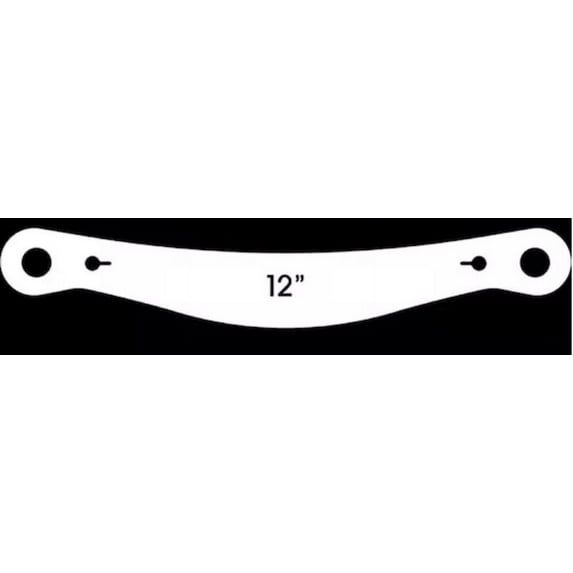 Racing Optics 10252C Helmet Tearoffs - ST5 Series - Large Tab - 2mm - Clear