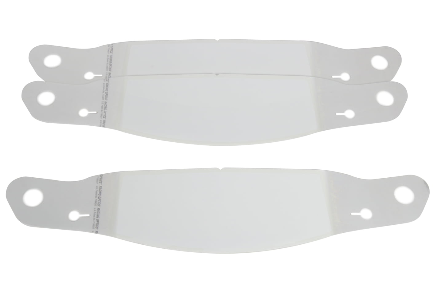 Racing Optics 2 mm Thick Perimeter Seal Tear Off Helmet Shield with