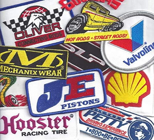 Racing Patch Assortment of 10 Patches by - Walmart.com