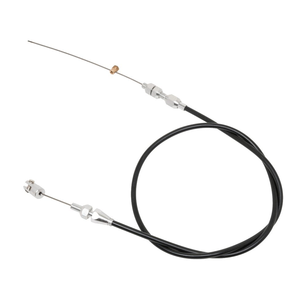 Racing Power Co-Packaged 48in Universal EFI Throttle Cable Black