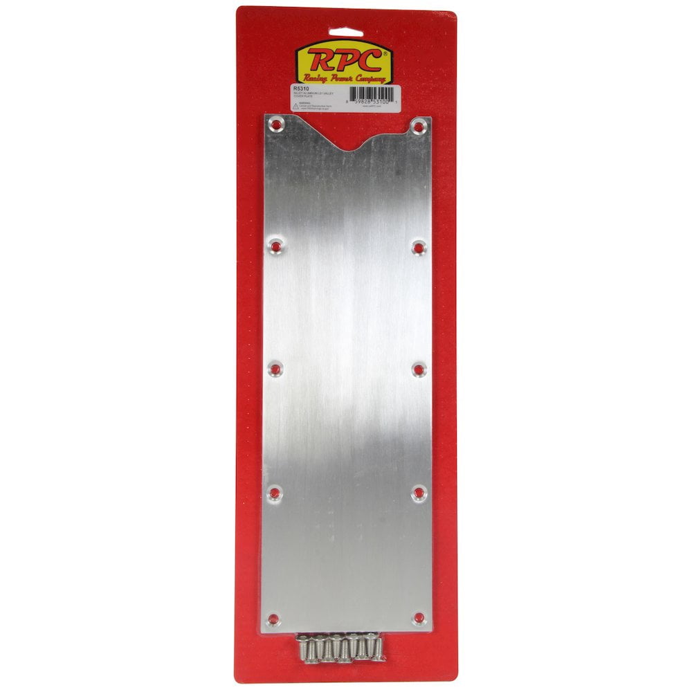 Racing Power Co-Packaged Billet LS1 Valley Cover Plate
