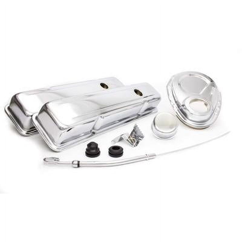 chevy 350 dress up kit blue Racing Power Co-Packaged R3023, Sbc Engine W/Short Valve Cover 000 rpm
