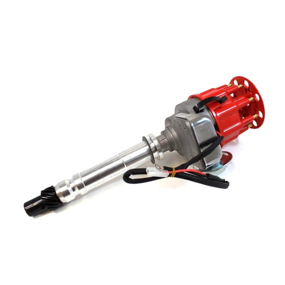 Racing Power R3924 Aluminum Chevy Hei Electronic Distributor (Without Coil - Red Cap)