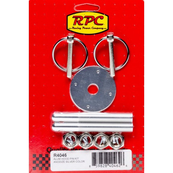Alum Hood Pin Kit Anodiz e Silver