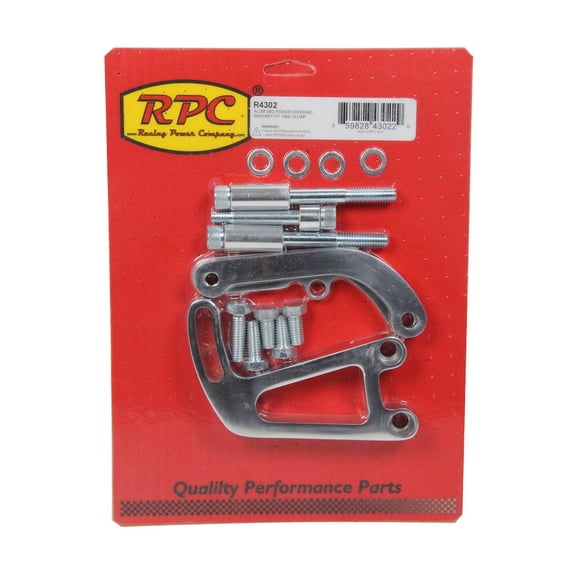 Racing Power Co-Packaged Alum SBC Power Steering Bracket