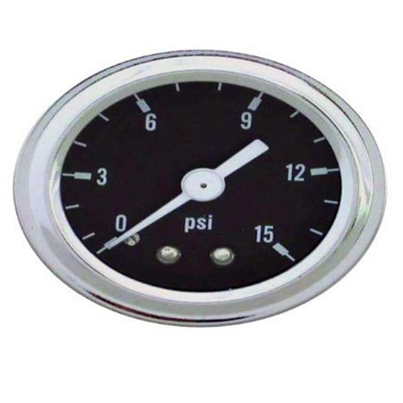 Racing Power R5715 1.5 in. Mechanical Fuel Pressure Gauge